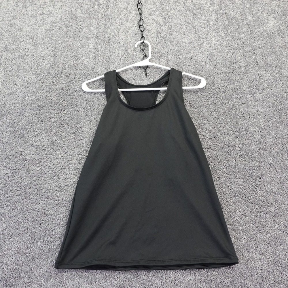 The Lineup Tank Top Womens Extra Large Black Athletic Dance Racerback